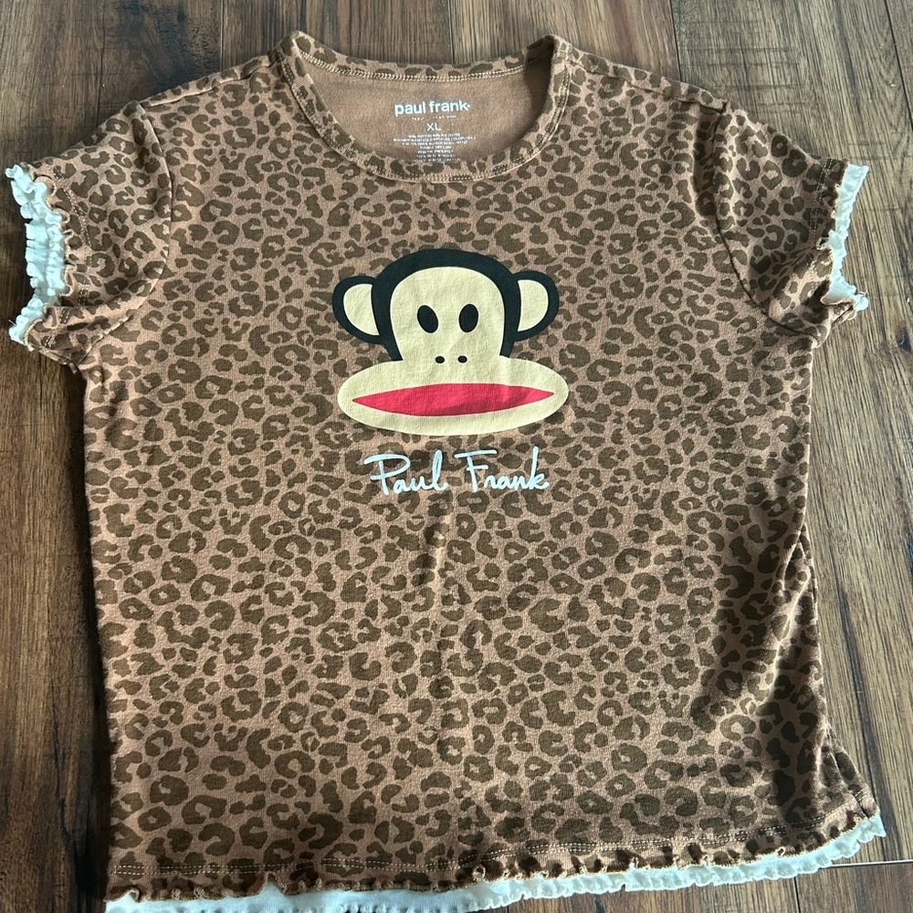Paul Frank Brown Patterned Tee - image 1